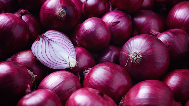 "red Onions—Export Quality"